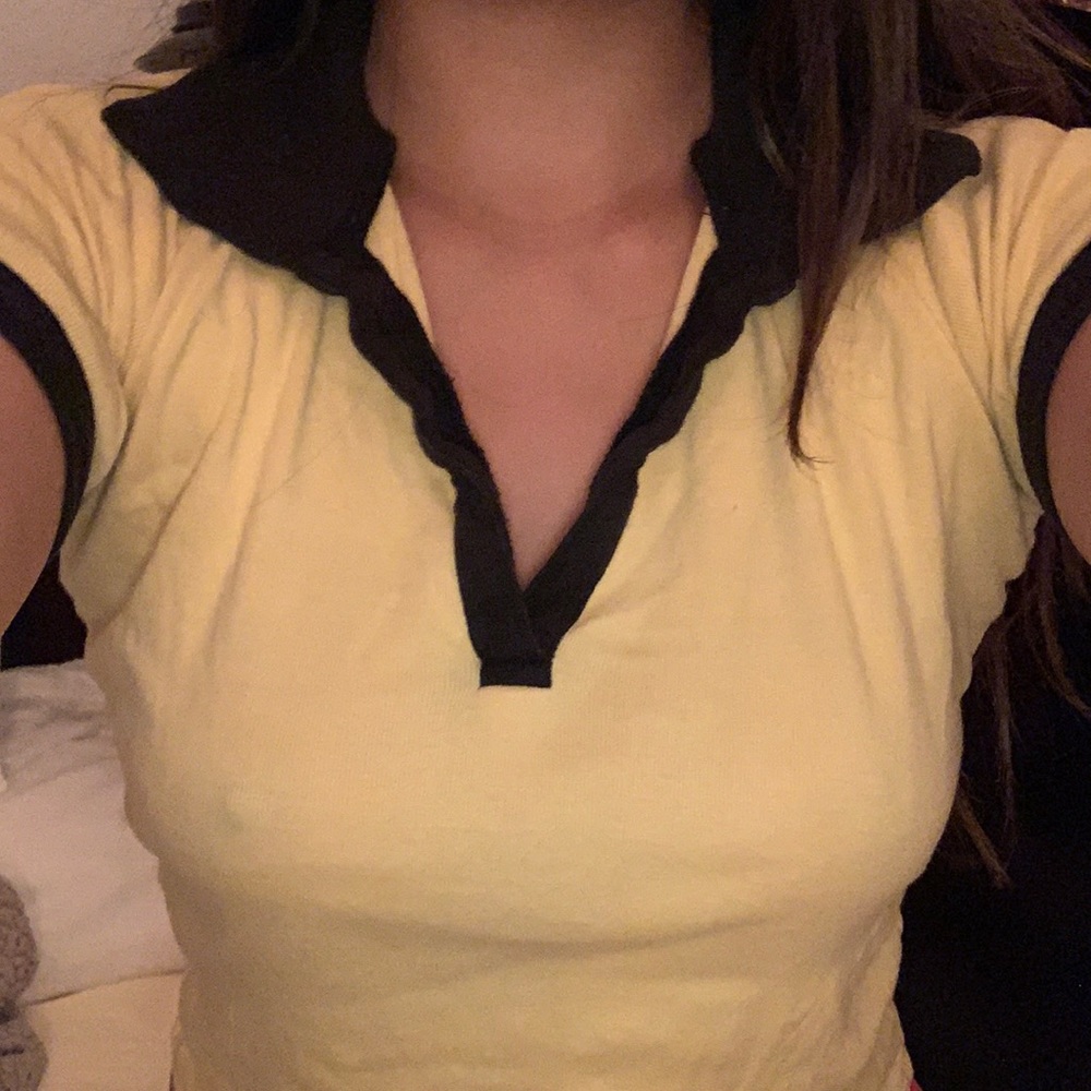 Brandy Melville collared tee